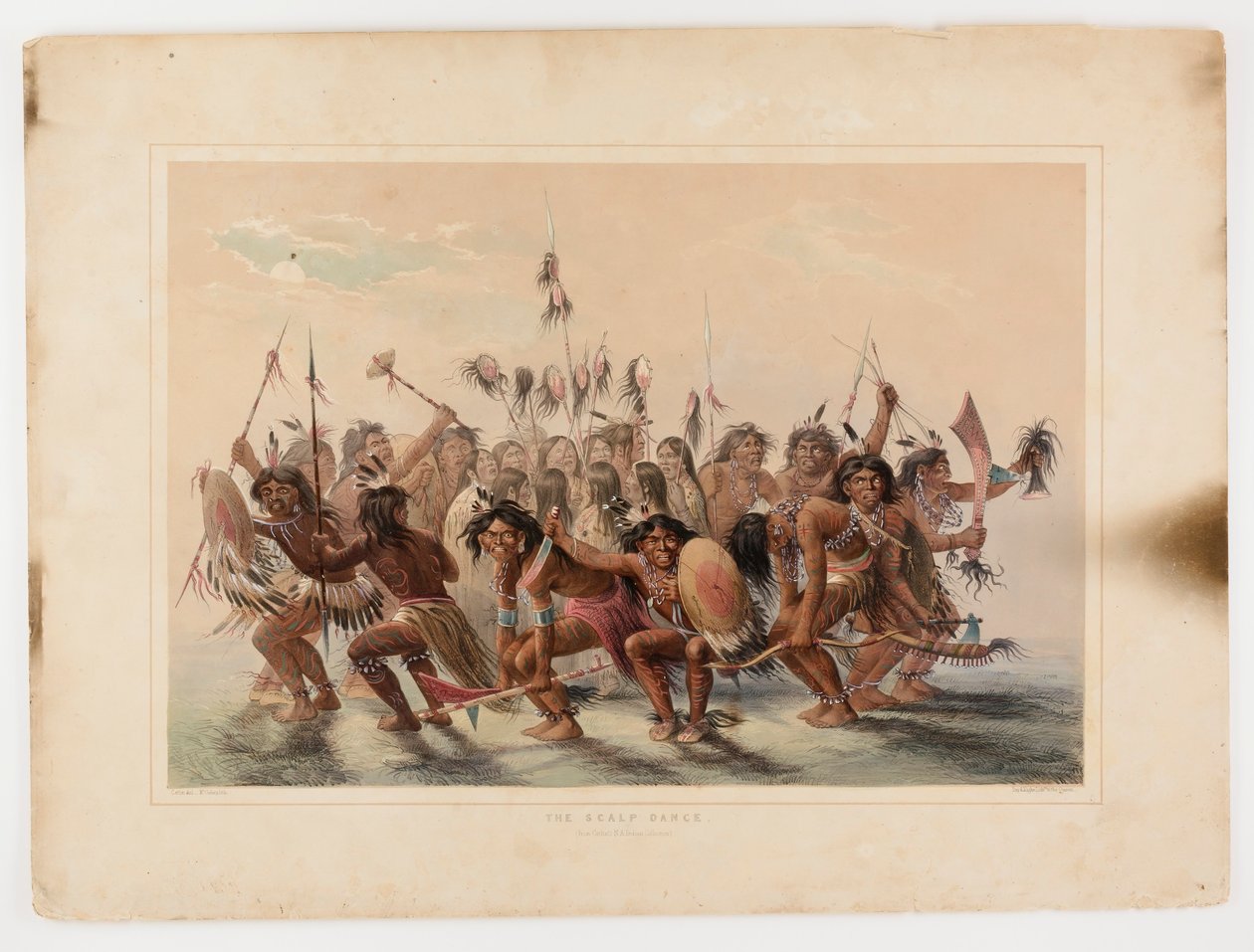Taniec skóry głowy autorstwa George Catlin