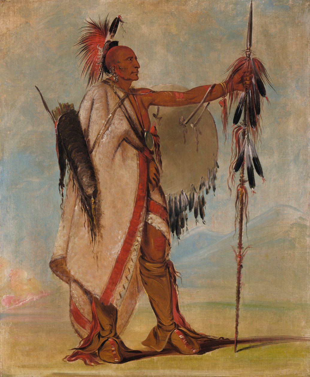 Tál-lee, do Wojownika Wyróżnienia, autorstwa George Catlin