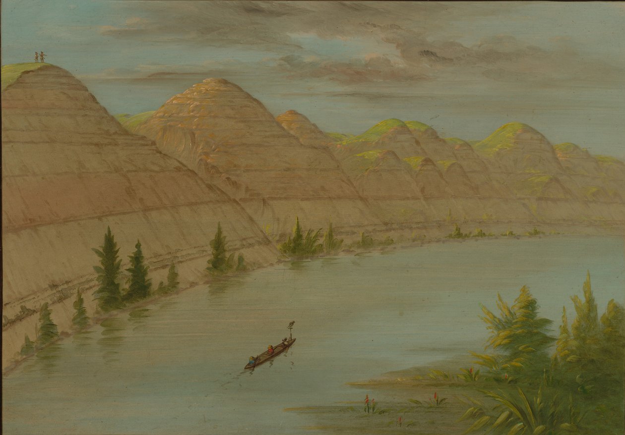 Zobacz w Grand Detour, Upper Missouri, 18611869. autorstwa George Catlin