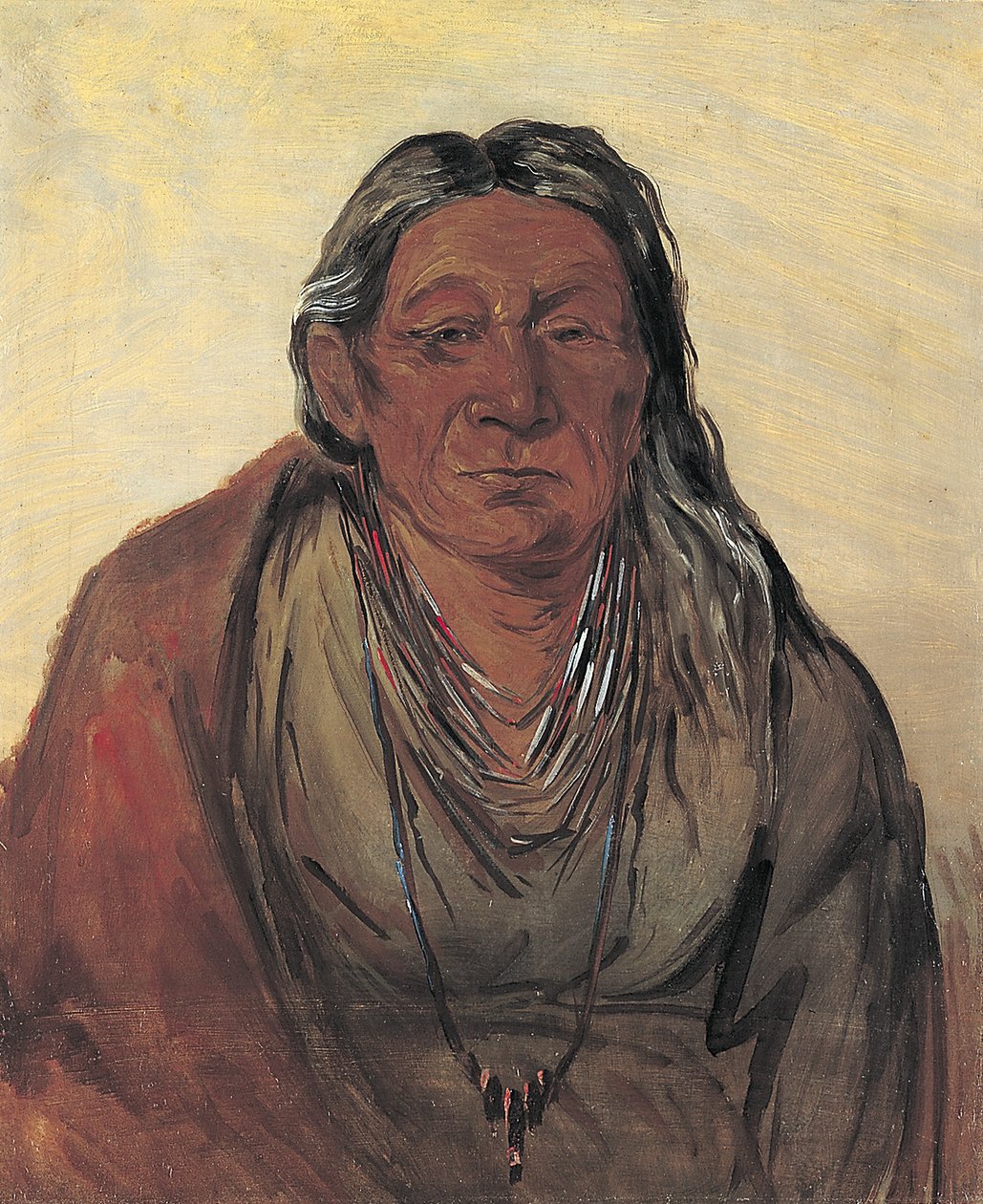 Wah-pe-séh-see, matka wodza autorstwa George Catlin
