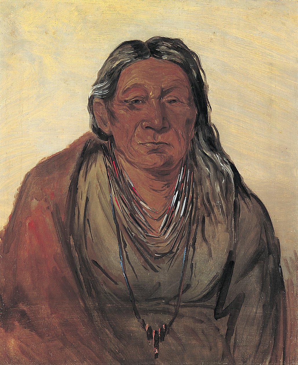 Wah-pe-séh-see, Matka Wodza, 1830. autorstwa George Catlin