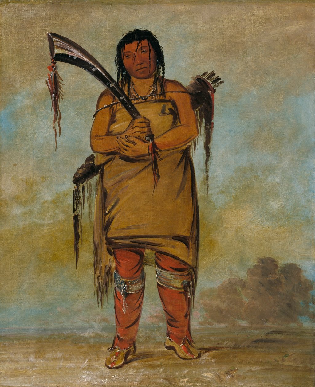 Wáh-chees, odważny autorstwa George Catlin