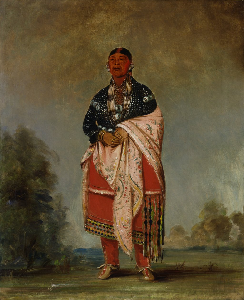 Żona Kee-o-kúk, 1835. autorstwa George Catlin