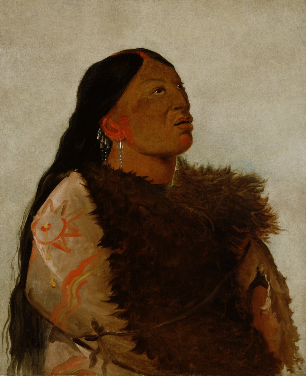 Żona Szóstki, 1832. autorstwa George Catlin