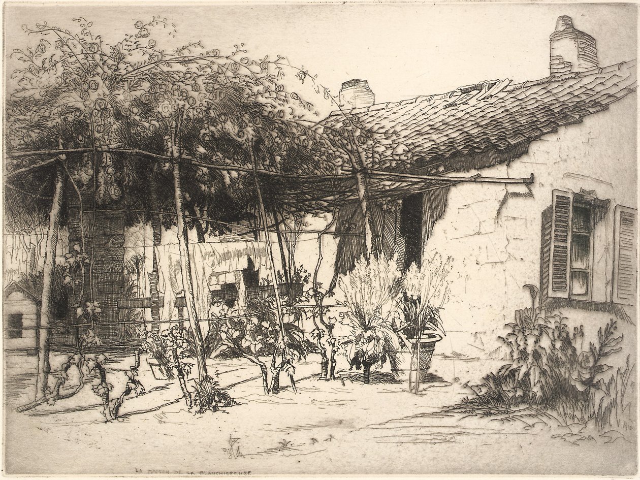 La Maison de la Blanchisseuse autorstwa George Charles Aid