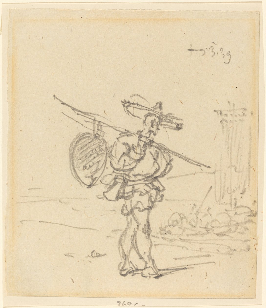 Chiński chłop autorstwa George Chinnery