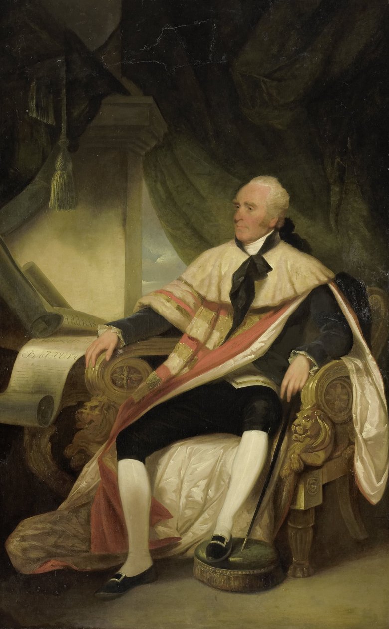 Gilbert Elliot, 1. hrabia Minto (1751-1814), wicekról Indii Brytyjskich i gubernator generalny Holenderskich Indii Wschodnich (1812-14) autorstwa George Chinnery