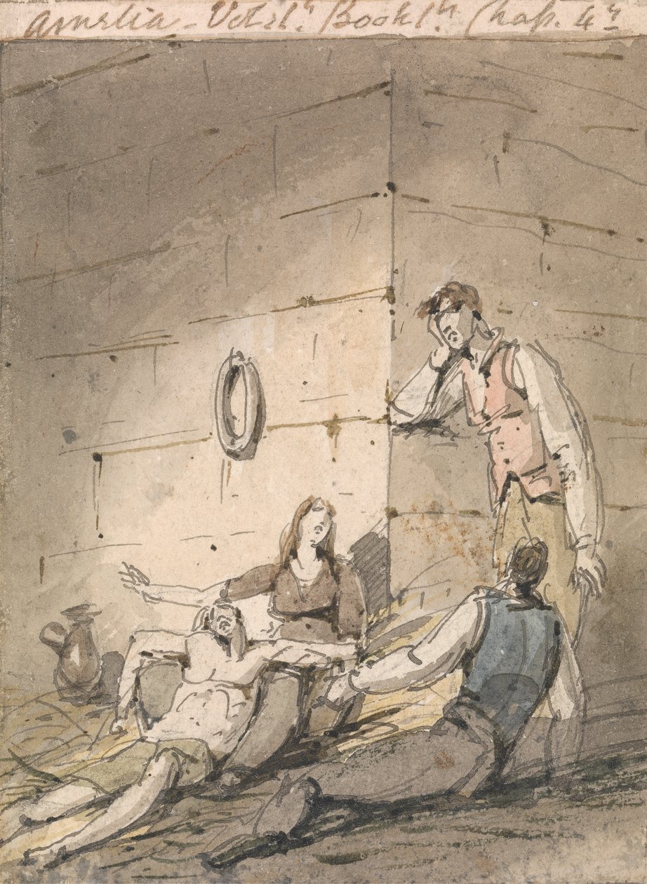 Ilustracja do Amelii Fieldinga autorstwa George Chinnery