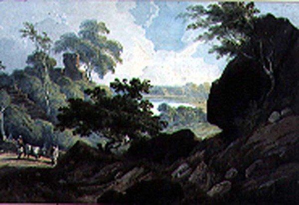 W pobliżu Midnapore, Bengal autorstwa George Chinnery