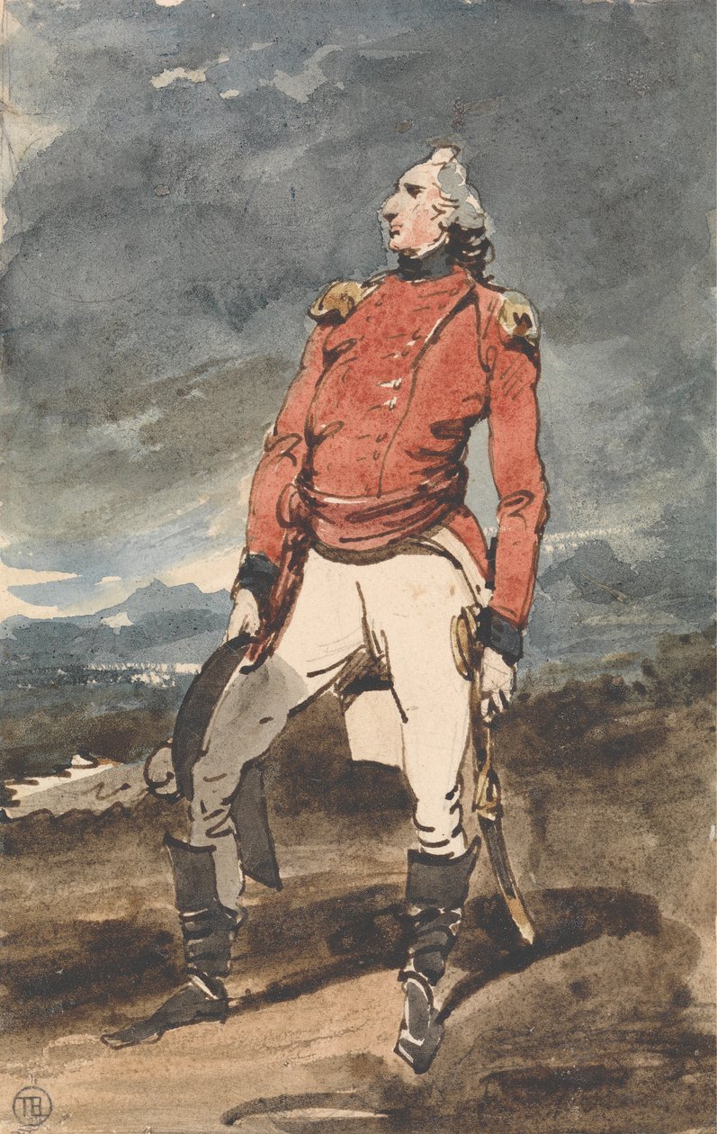 Studium do portretu oficera wojskowego autorstwa George Chinnery