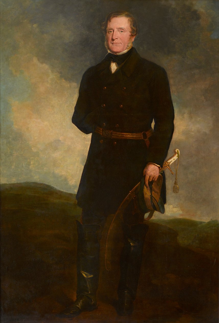 Portret Fitzroya Somerseta autorstwa George Clark