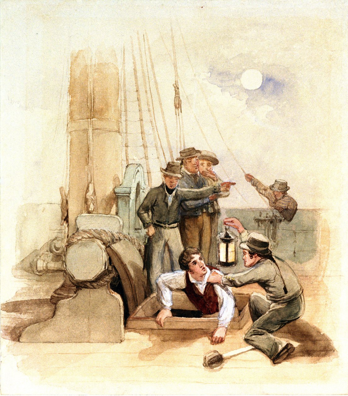 Niespodzianka autorstwa George Clarkson Stanfield