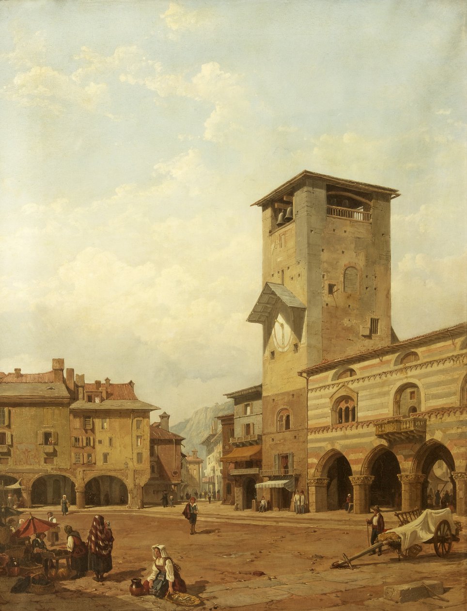 Broletto, Como autorstwa George Clarkson Stanfield