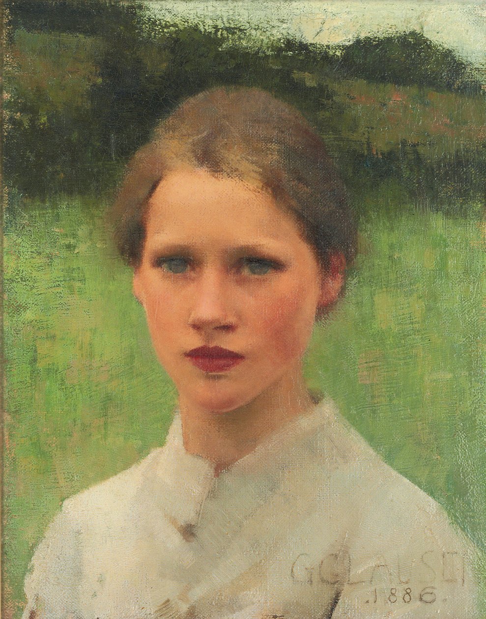 Wiejska dziewczyna autorstwa George Clausen