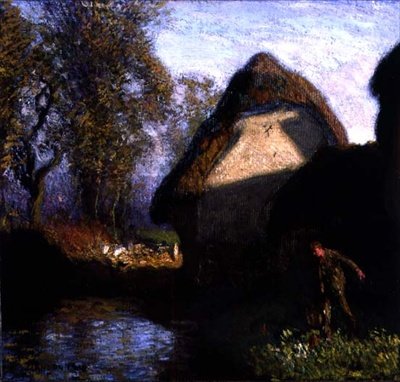 Z tyłu stodoły autorstwa George Clausen