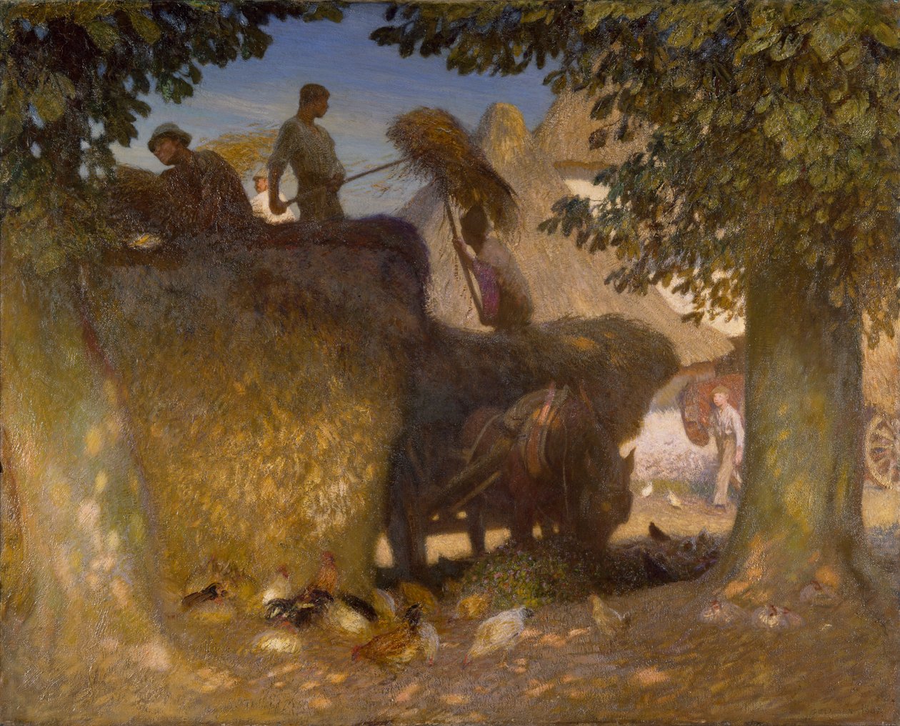 Budowa Ricka, 1907 autorstwa George Clausen
