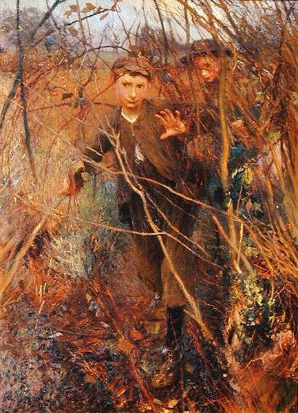 Luka w żywopłocie autorstwa George Clausen