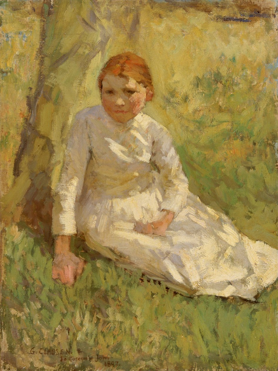 Dziewczyna na polu, 1897. autorstwa George Clausen