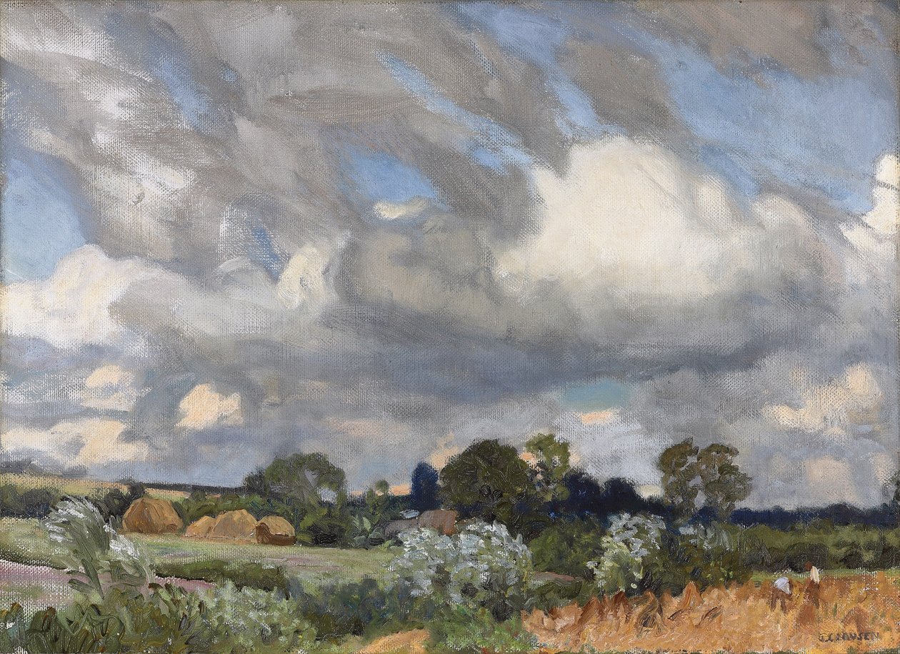 Czas zbiorów autorstwa George Clausen