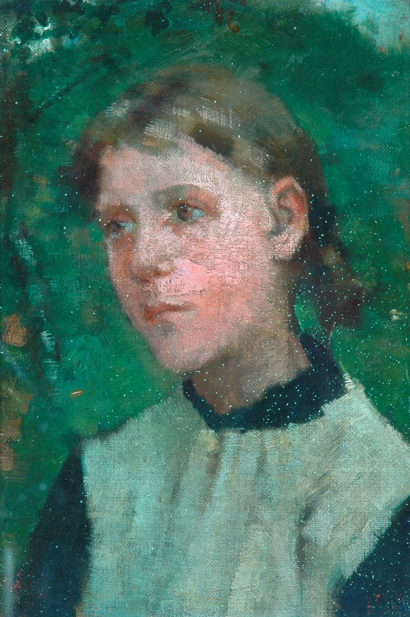 Głowa dziewczyny autorstwa George Clausen