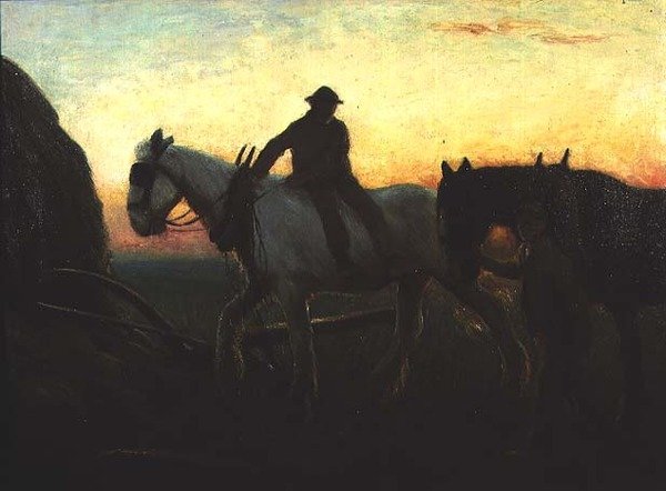do domu autorstwa George Clausen