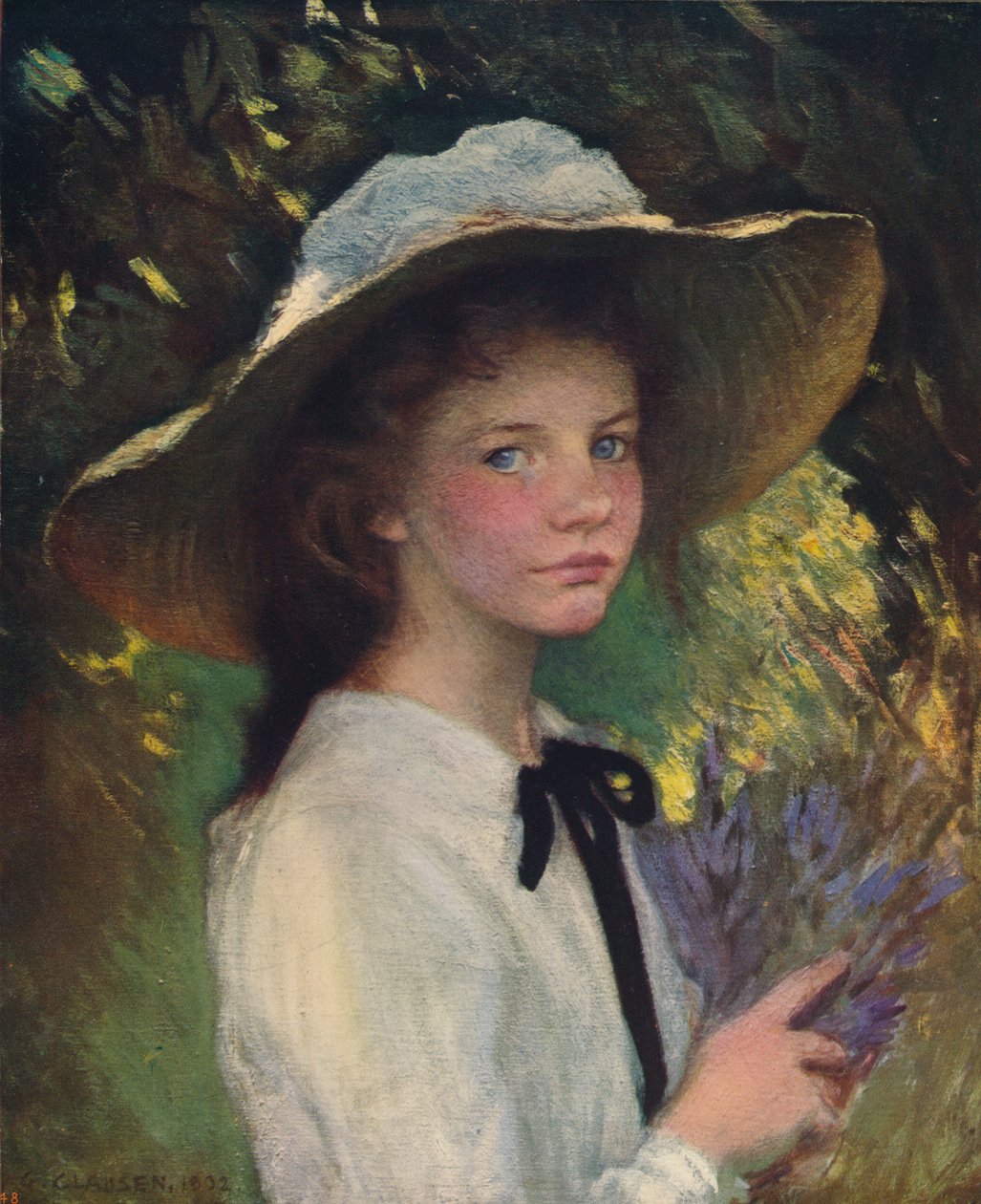 Kotek, c1915 autorstwa George Clausen