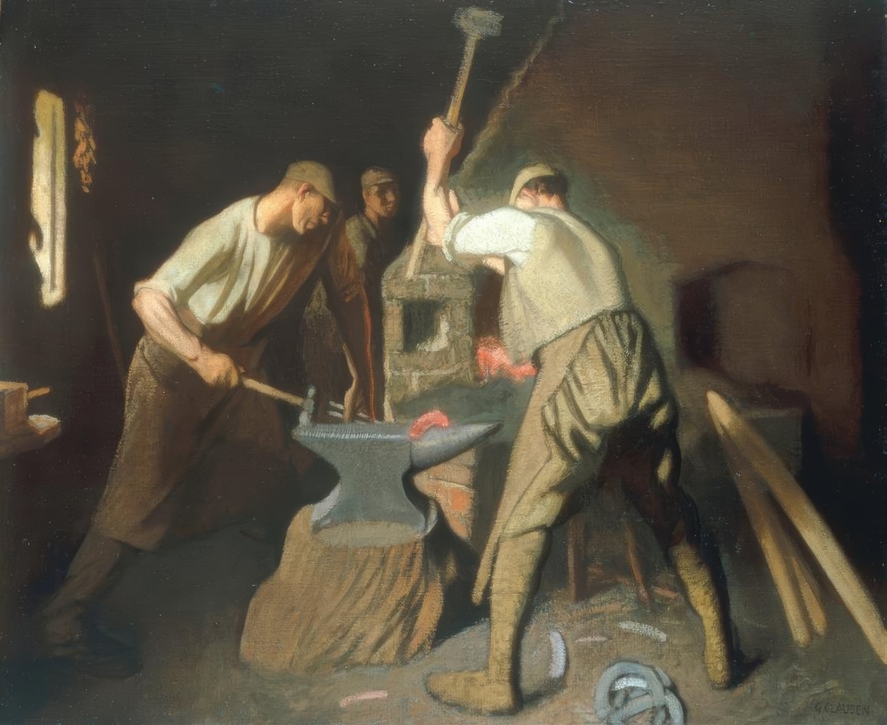 Nasz kowal autorstwa George Clausen
