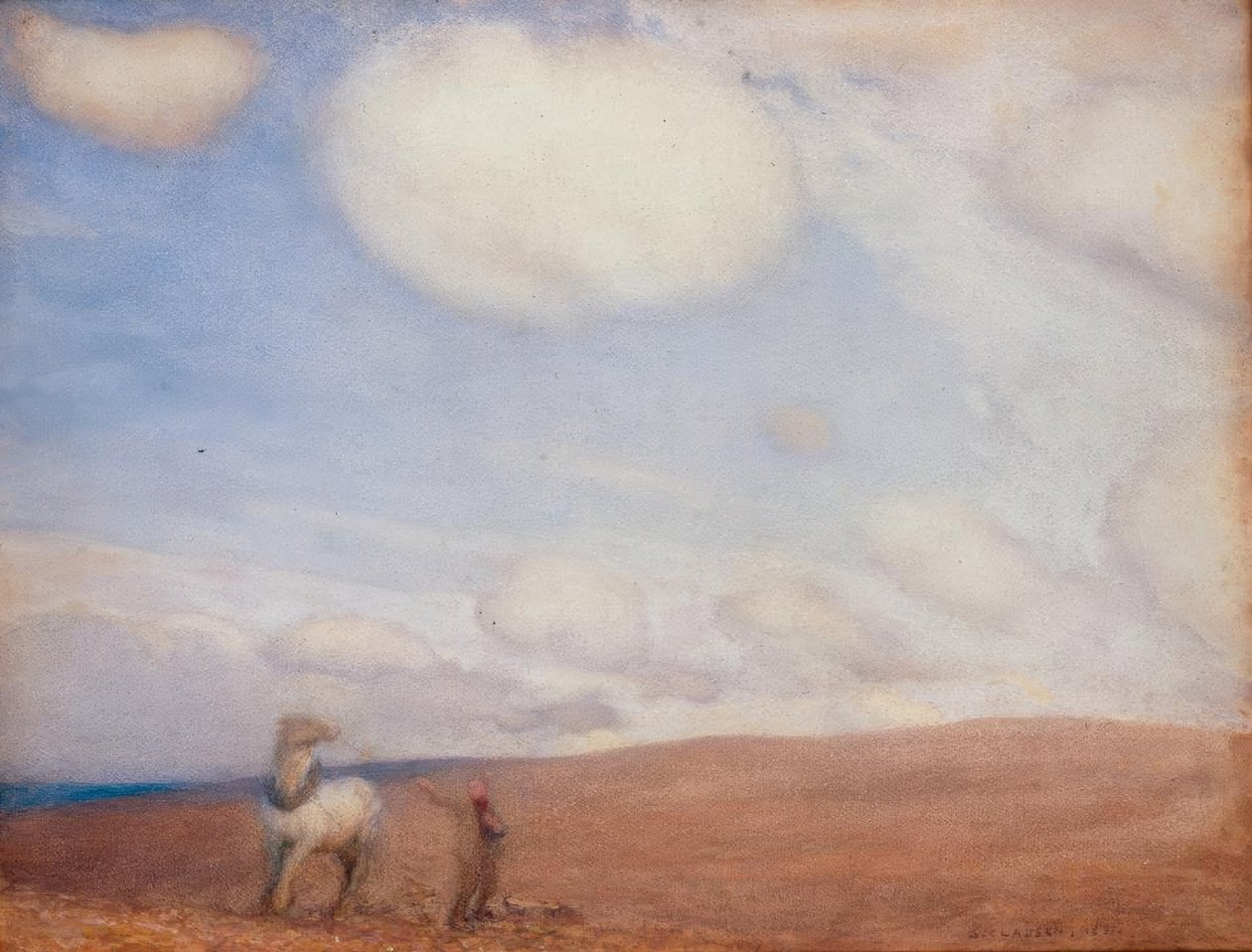 Orka na zboczach autorstwa George Clausen