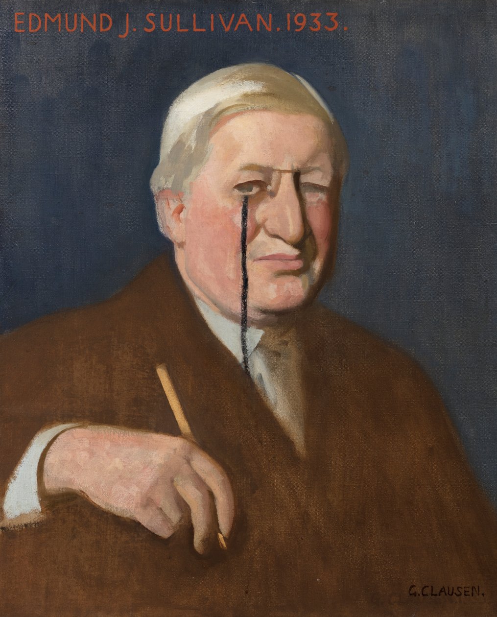 Portret Edmunda J. Sullivan autorstwa George Clausen