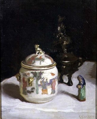 Chiński garnek autorstwa George Clausen