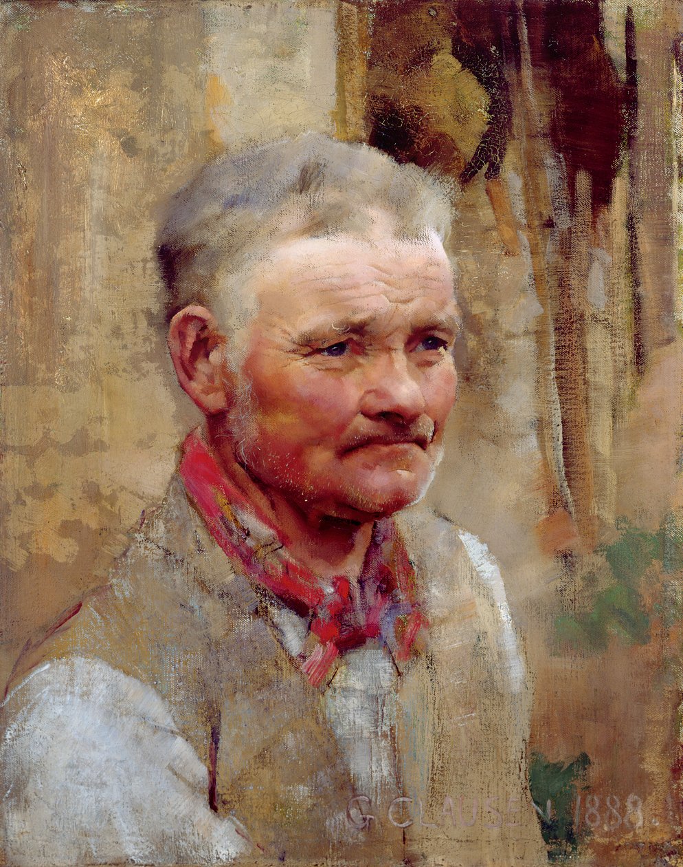 Człowiek młynarza autorstwa George Clausen