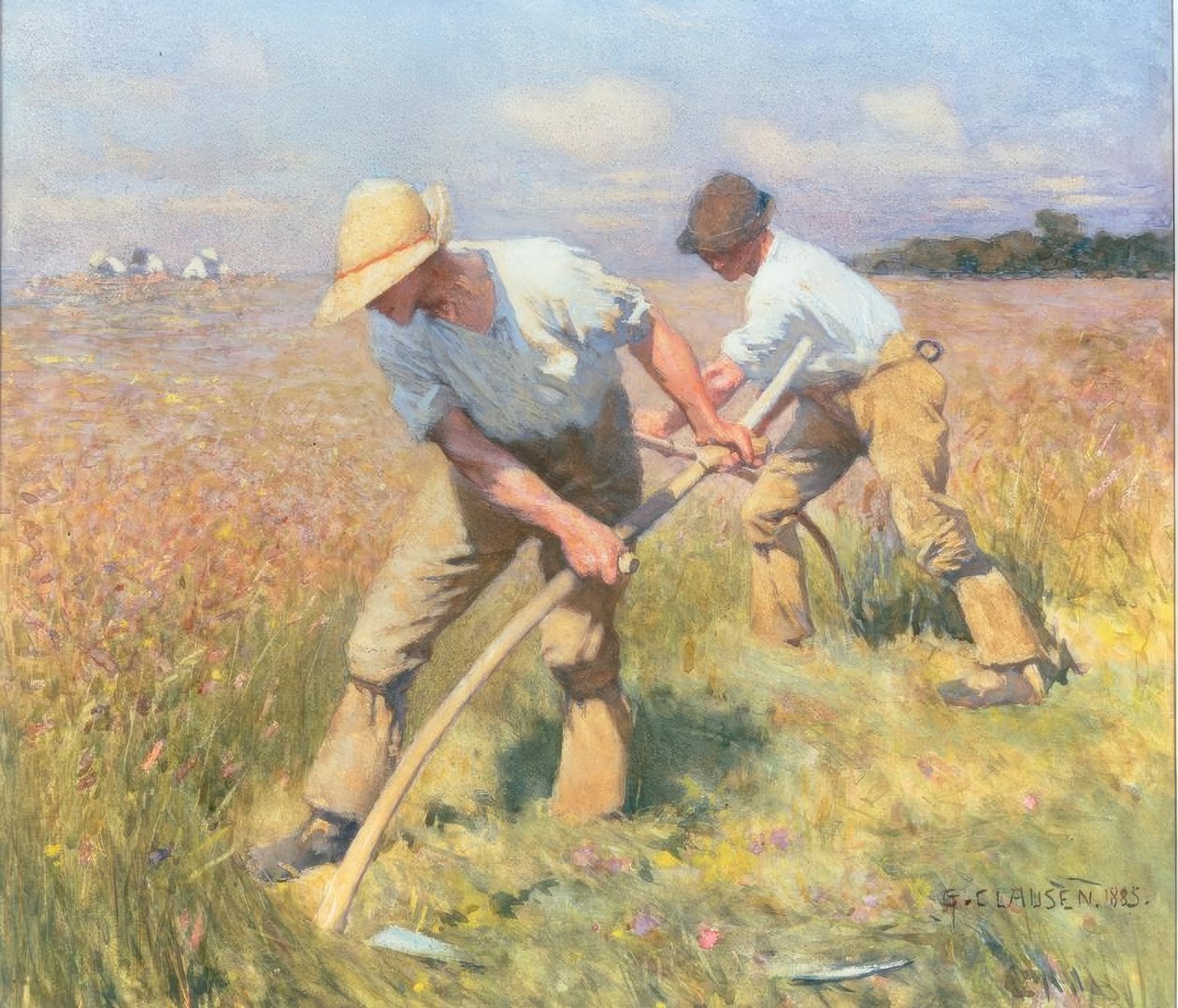 Kosiarki autorstwa George Clausen