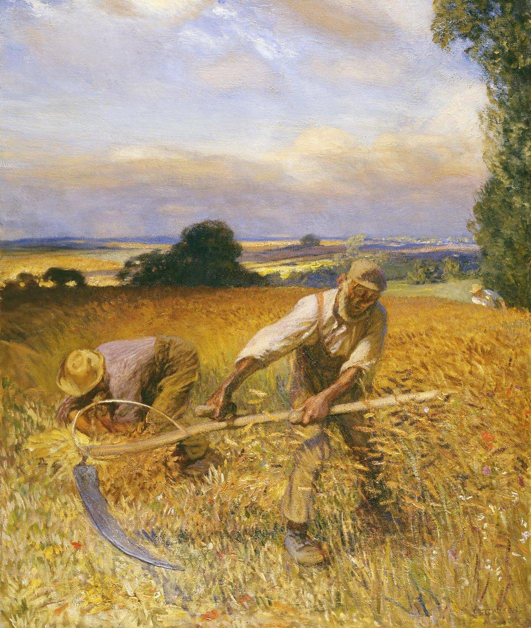 Stary Żniwiarz autorstwa George Clausen