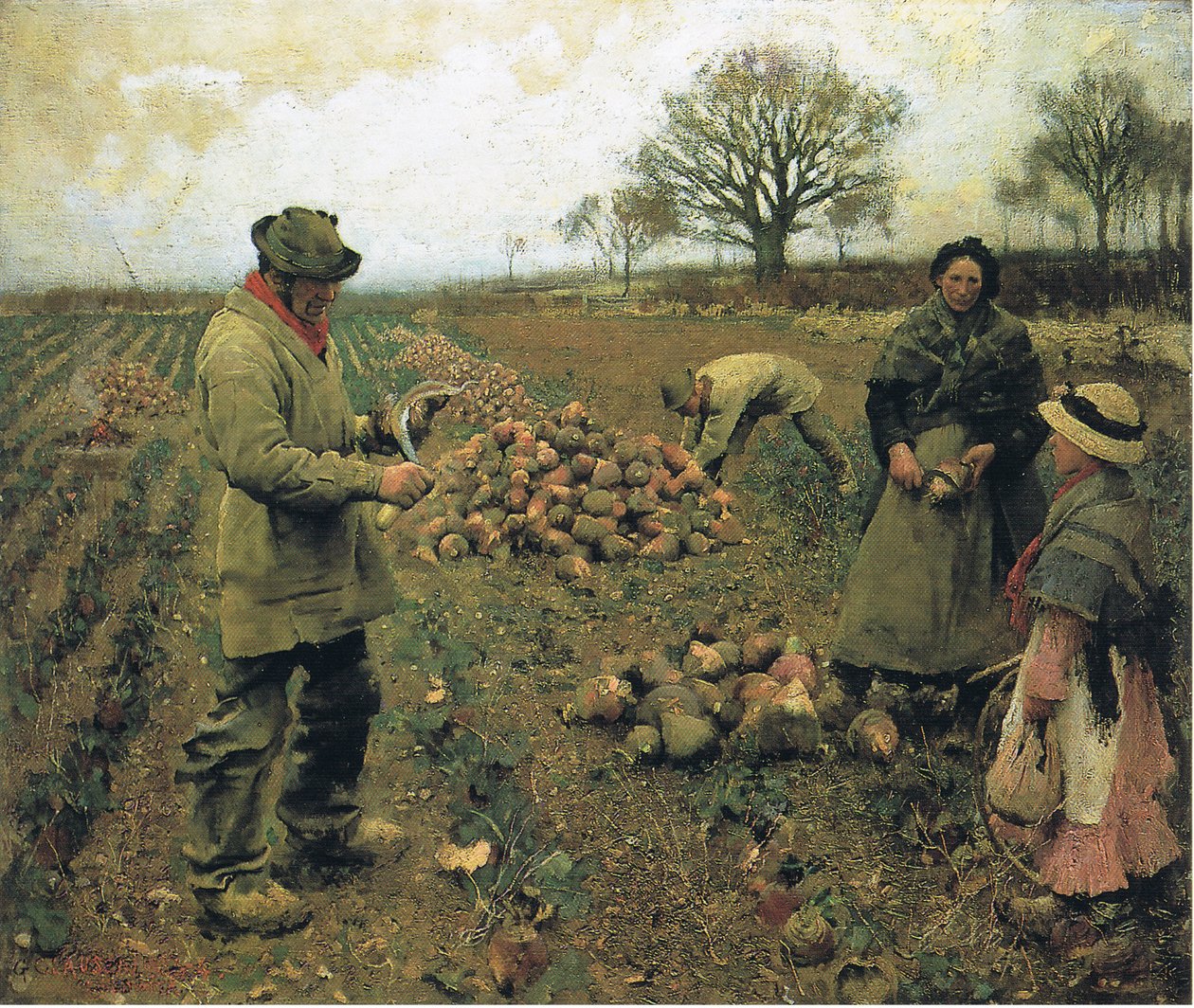 Praca zimowa autorstwa George Clausen