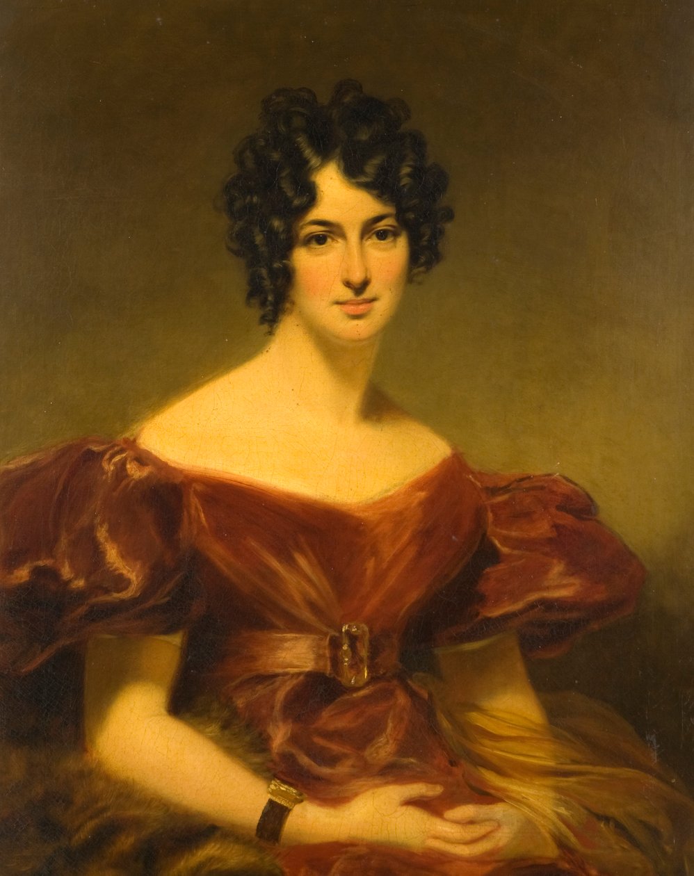 Portret panny Cecylii Siddons (1794-1868) autorstwa George Clint