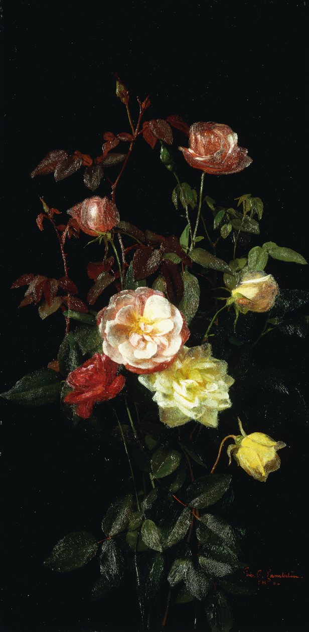 Róże, 1878 autorstwa George Cochran Lambdin