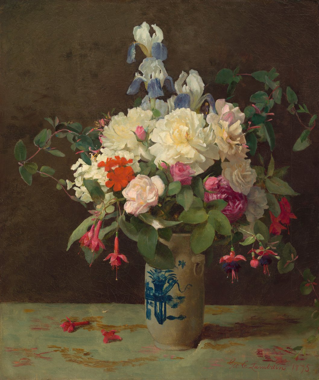 Wazon kwiatów autorstwa George Cochran Lambdin