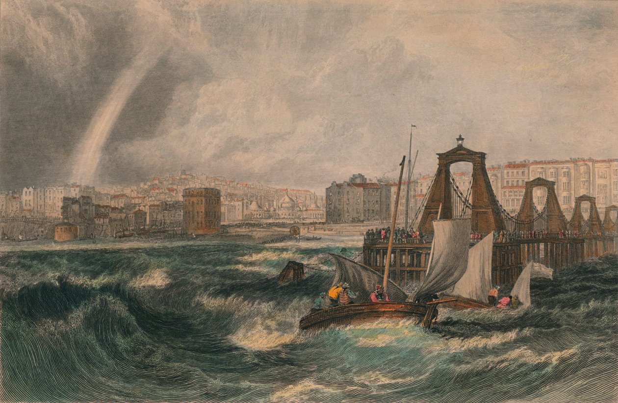 Brighthelmston, Sussex, 1825. autorstwa George Cooke
