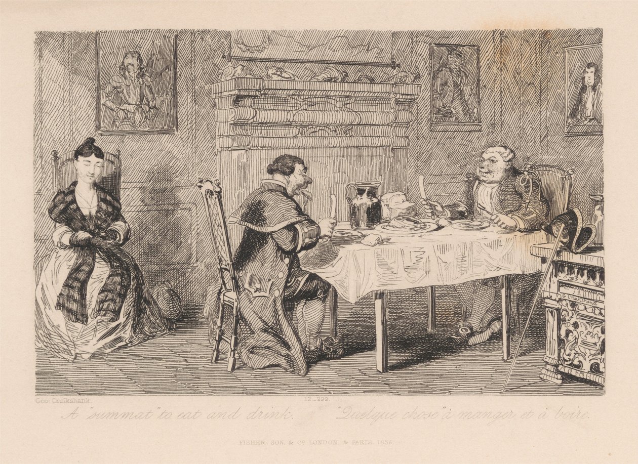 Coś do jedzenia i picia autorstwa George Cruikshank