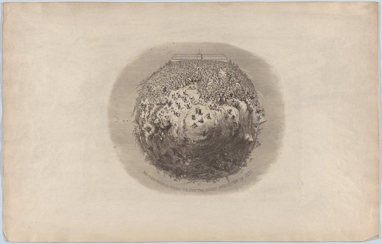 Cały świat zobaczy wielką wystawę z 1851 roku autorstwa George Cruikshank