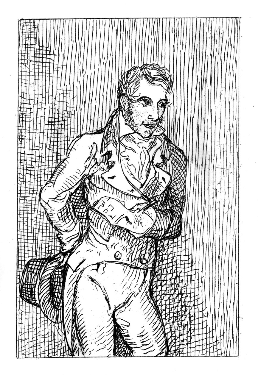 George Cruikshank 1792-1878, angielski karykaturzysta i ilustrator książek, 1811. autorstwa George Cruikshank