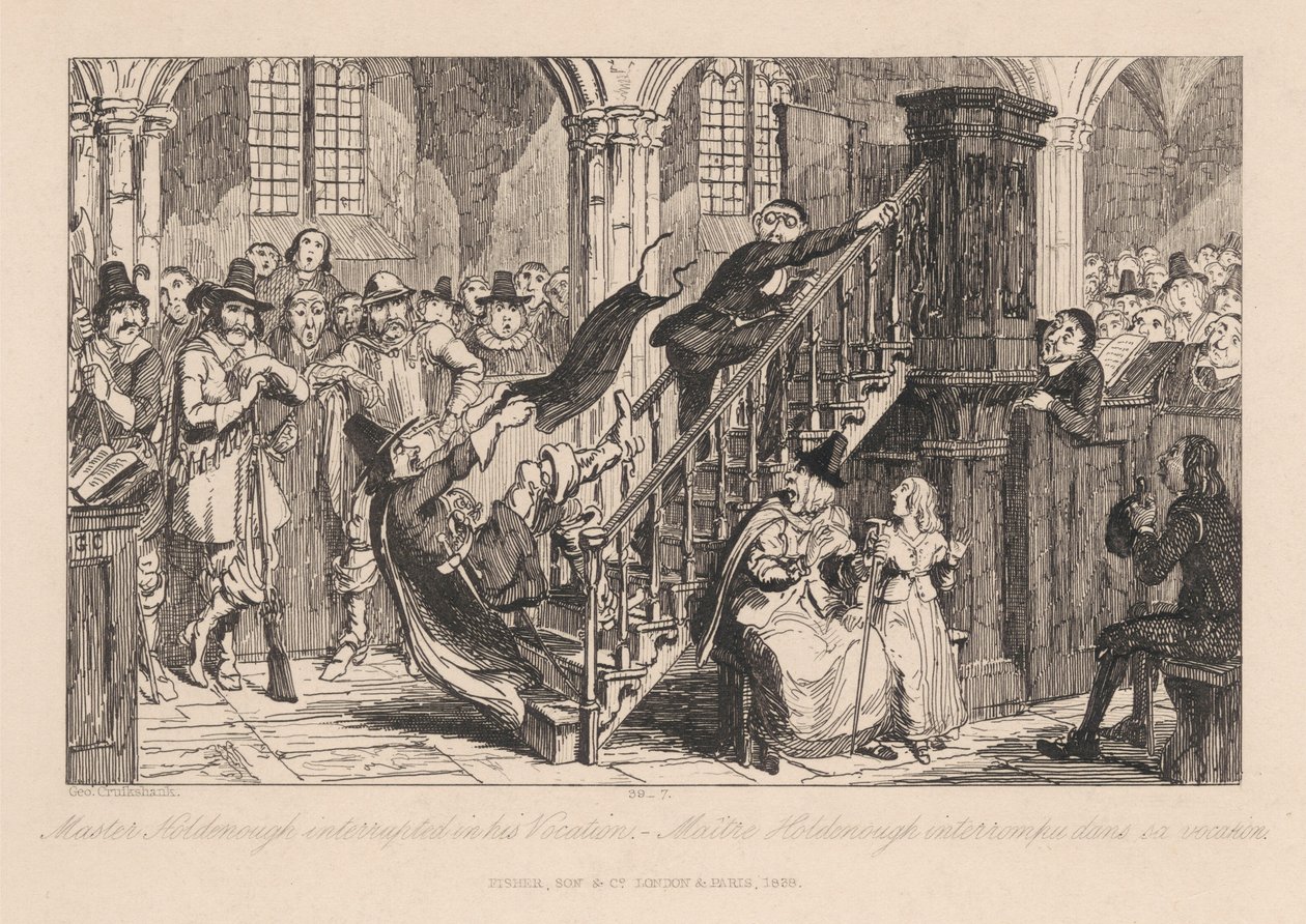 Mistrz Holdenough przerwany w swoim powołaniu autorstwa George Cruikshank
