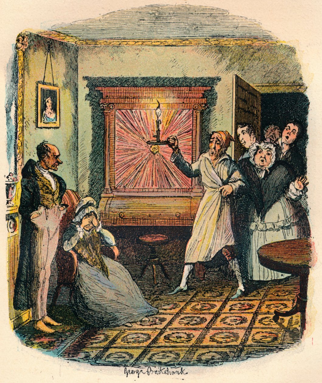 Pani Tibbs i Pan Evenson, ok. 1900 autorstwa George Cruikshank