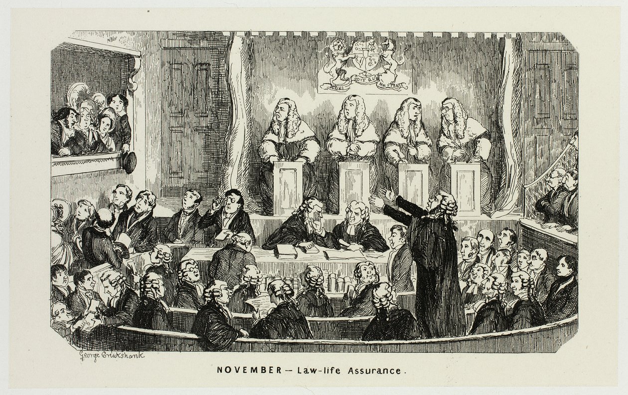 Listopad - Law-Life Assurance from George Cruikshank