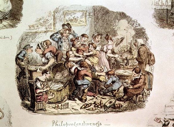 Filoprodukcyjność autorstwa George Cruikshank