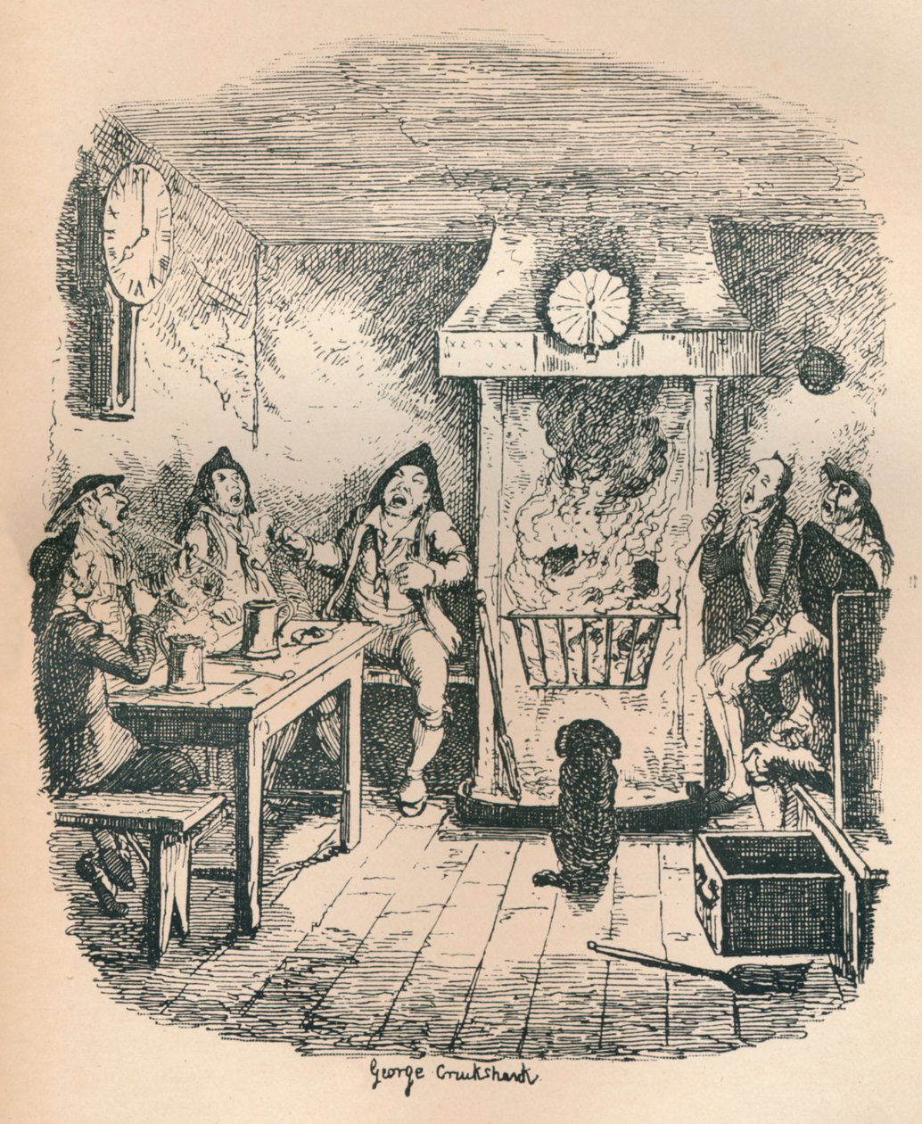 Scotland Yard, ok. 1900. autorstwa George Cruikshank