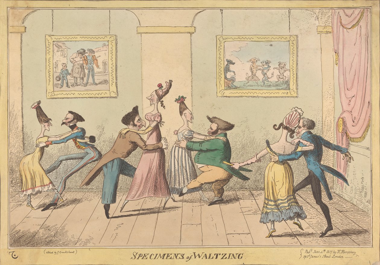 Okazy walca autorstwa George Cruikshank