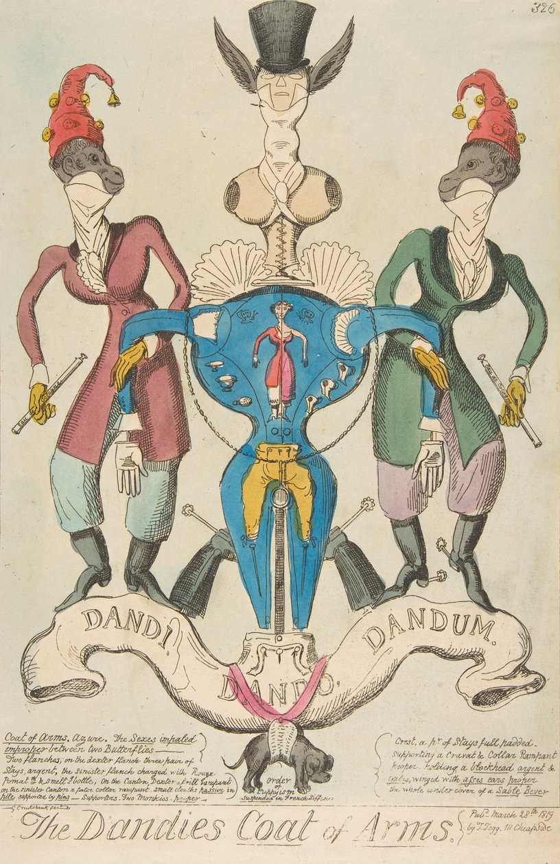 Herb Dandies, 28 marca 1819., 28 marca 1819. autorstwa George Cruikshank