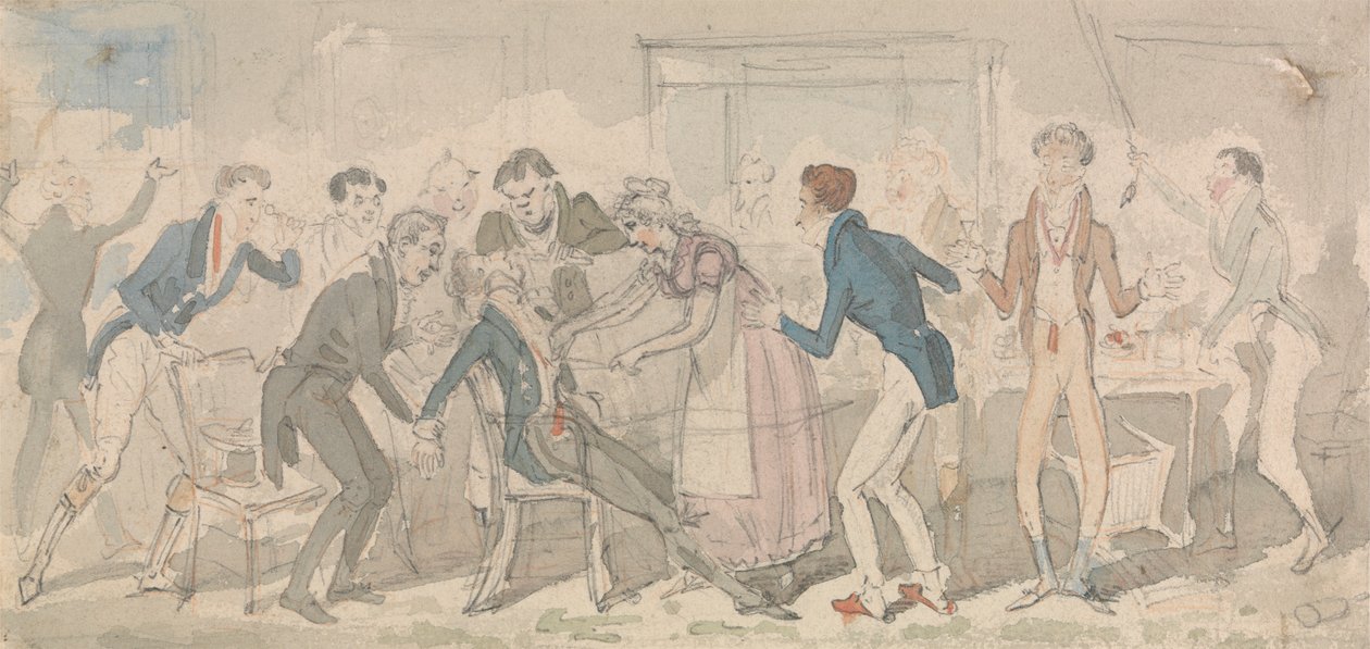 Omdlenie autorstwa George Cruikshank