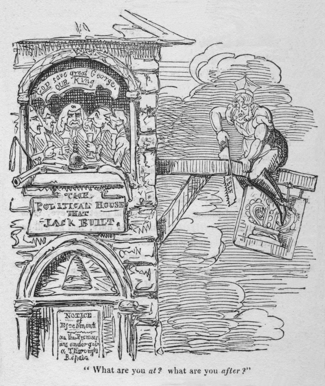 W czym jesteś Po co, c1820. autorstwa George Cruikshank